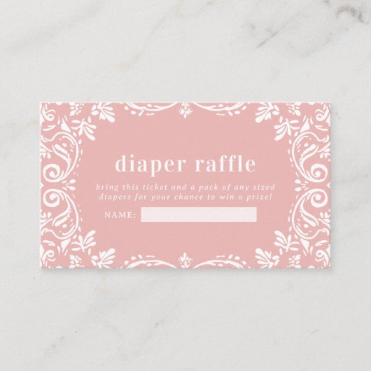 Cielito Lindo Mexican Papel Picado | Diaper Raffle Informatiekaartje (Voorkant)