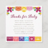 Cielito Lindo Mexican Papel Picado Folk Art Fiesta Informatiekaartje (Voorkant)