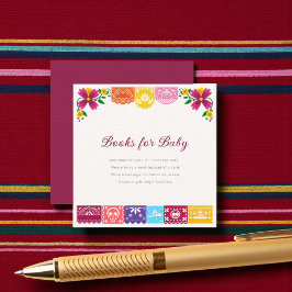 Cielito Lindo Mexican Papel Picado Folk Art Fiesta Informatiekaartje