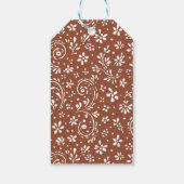 Cielito Lindo Mexican Papel Picado Talavera Cadeaulabel (Achterkant)