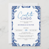 Cielito Lindo Mexican Talavera Tegel Baby shower Kaart (Voorkant)