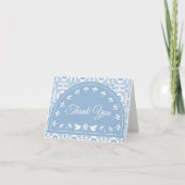 Cielito Lindo Papel Picado Baby Shower Bedankkaart (Voorkant)
