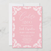 Cielito Lindo Papel Picado Baby shower Meisje Kaart (Voorkant)