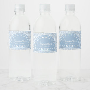 Cielito Lindo Papel Picado Baby Shower Waterfles Etiket