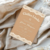 Cielito Lindo Papel Picado Neutraal Baby shower Kaart