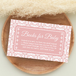 Cielito Lindo Papel Picado Shower Books for Baby Informatiekaartje