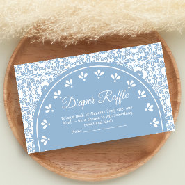 Cielito Lindo Papel Picado Shower Diaper Raffle Informatiekaartje