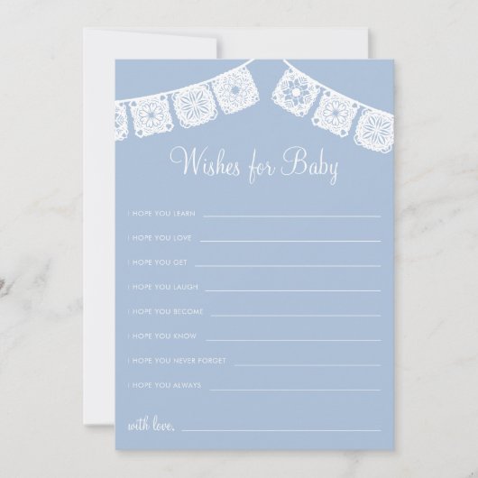 Cielito Lindo Papel Picado wenst Baby-Kaart Kaart (Voorkant)
