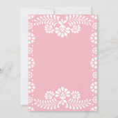 Cielito lindo pink Mexican sweet 16 birthday party Kaart (Achterkant)