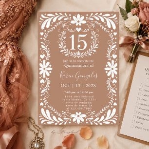 Cielito Lindo Quinceanera Kaart