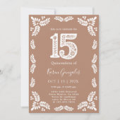 Cielito Lindo Quinceanera Kaart (Voorkant)