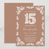 Cielito Lindo Quinceanera Kaart (Voorkant / Achterkant)