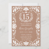 Cielito Lindo Quinceanera Kaart (Voorkant)