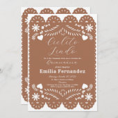 Cielito Lindo Quinceanera Verjaardag Uitnodiging (Voorkant / Achterkant)