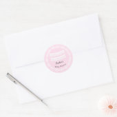 Cielito Lindo Roze Baby shower Dank u Sticker (Envelop)