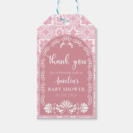 Cielito Lindo Roze Mexicaans Baby shower Gift Labe Cadeaulabel