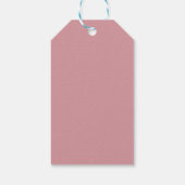 Cielito Lindo Roze Papel Picado Baby Shower Cadeaulabel (Achterkant)