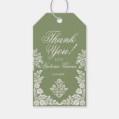 Cielito Lindo sage groen baby shower Cadeaulabel (Voorkant)