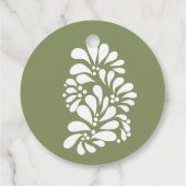 Cielito lindo sage groen Mexicaans baby shower Bedankjes Labels (Achterkant)