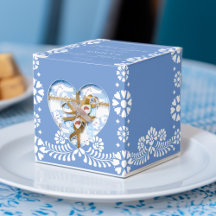 Cielito lindo stoffig blauw baby shower gunsten