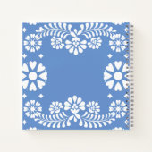 Cielito lindo stoffig blauw Mexicaans gastenboek Notitieboek (Achterkant)