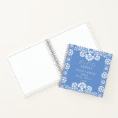 Cielito lindo stoffig blauw Mexicaans gastenboek Notitieboek (Binnen)