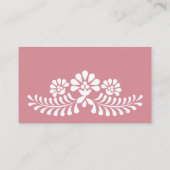 Cielito lindo stoffige roze Mexicaanse boek aanvra Informatiekaartje (Achterkant)