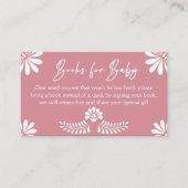 Cielito lindo stoffige roze Mexicaanse boek aanvra Informatiekaartje (Voorkant)