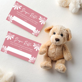 Cielito lindo stoffige roze Mexicaanse luierverlot Informatiekaartje