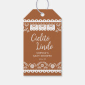 Cielito Lindo Talavera Baby shower Cadeaulabel (Voorkant)
