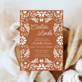 Cielito Lindo Talavera Baby shower Kaart