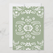 Cielito Lindo Talavera Baby shower Kaart (Achterkant)