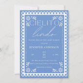 Cielito Lindo Talavera Baby shower Kaart (Voorkant)