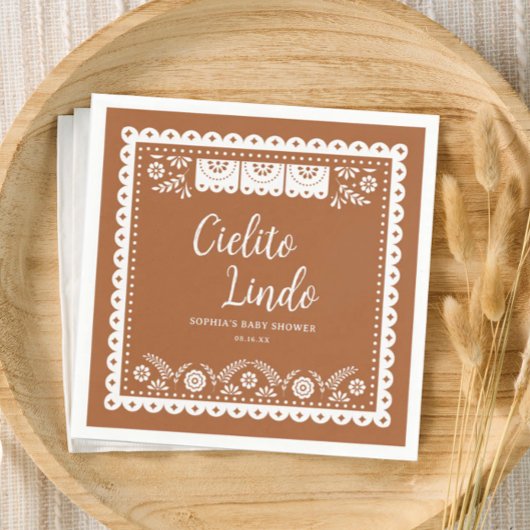 Cielito Lindo Talavera Baby shower Servet