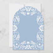 Cielito Lindo Talavera Blauw Mexicaans Baby shower Kaart (Achterkant)