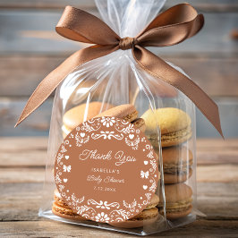 Cielito Lindo Talavera Mexicaans Baby Show Bedankt Ronde Sticker