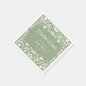 Cielito Lindo Talavera Mexicaans Baby shower Servet (Hoek)