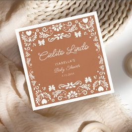 Cielito Lindo Talavera Mexicaans Baby shower Servet