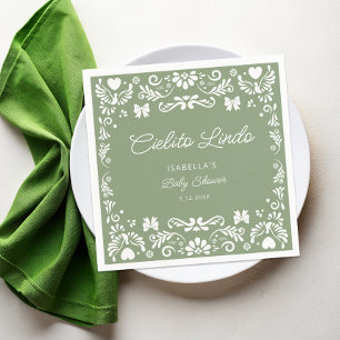 Cielito Lindo Talavera Mexicaans Baby shower Servet