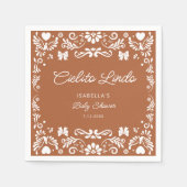 Cielito Lindo Talavera Mexicaans Baby shower Servet (Voorkant)