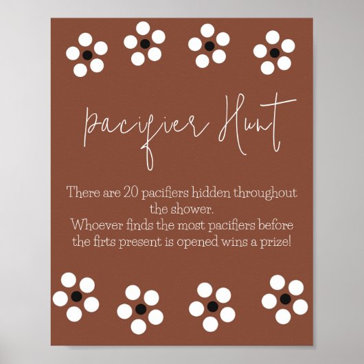 Cielito Lindo Talavera Mexicaans Baby shower spel Poster (Voorkant)