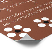 Cielito Lindo Talavera Mexicaans Baby shower spel Poster (Hoek)