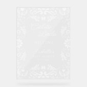 Cielito Lindo Talavera Mexicaans Baby shower Welko Acryl Bord (Voorkant)