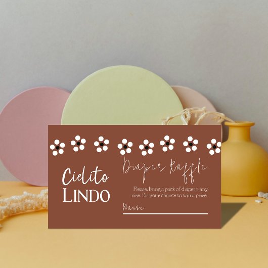 Cielito Lindo Talavera Mexicaanse Baby shower Luie Informatiekaartje