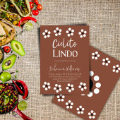 Cielito Lindo Talavera Mexicaanse Baby shower Part Kaart