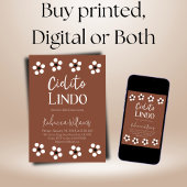 Cielito Lindo Talavera Mexicaanse Baby shower Part Kaart