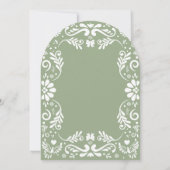 Cielito Lindo Talavera Mexicaanse Groene Baby Show Kaart (Achterkant)