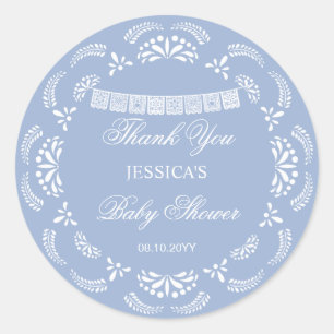 Cielito Lindo Talavera Mexicaanse Jongen Baby Borr Ronde Sticker