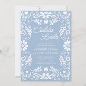 Cielito Lindo Talavera Mexican Boy Baby shower Kaart (Voorkant)