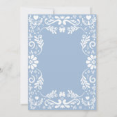 Cielito Lindo Talavera Mexican Boy Baby shower Kaart (Achterkant)